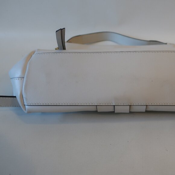 Womens Gianni Chiarini Firenze White Leather Hobo Shoulder Handbag * - Picture 9 of 16